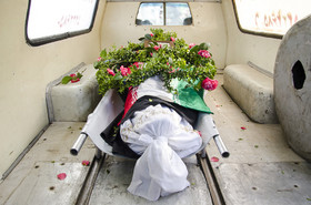 تشییع پیکر استاد منوچهر ستوده - چالوس